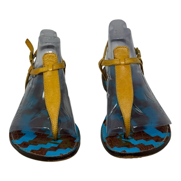 Sam Edelman yellow flat sandals size 9M - Picture 6 of 10